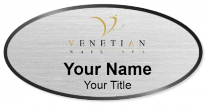 Custom name badges for Venetian Nail Spa