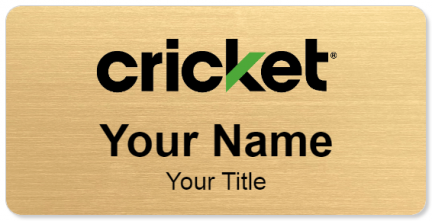 Custom name badges for Cricket Wireless