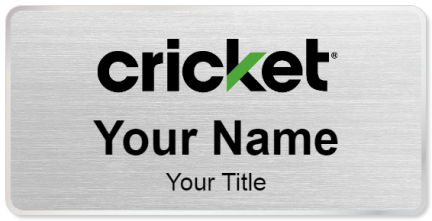 Custom name badges for Cricket Wireless