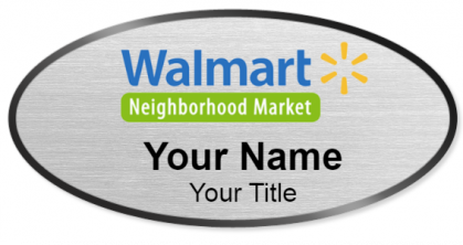 Custom name badges for Walmart Neighborhood Market