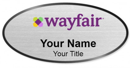 Custom name badges for Wayfair