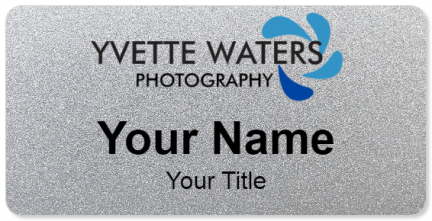 Custom name badges for Yvette Waters Photography