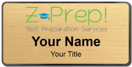 Custom name badges for Z Prep