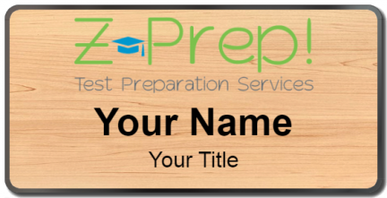 Custom name badges for Z Prep