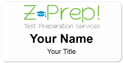 Custom name badges for Z Prep
