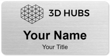 Custom name badges for 3D HUBS