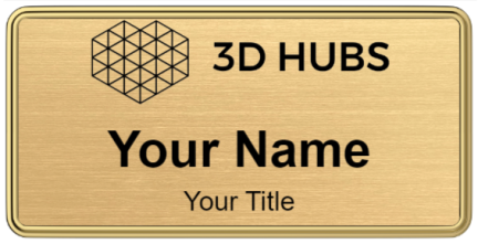 Custom name badges for 3D HUBS