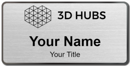 Custom name badges for 3D HUBS