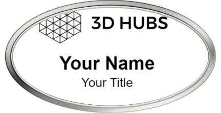 Custom name badges for 3D HUBS