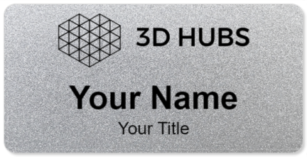 Custom name badges for 3D HUBS