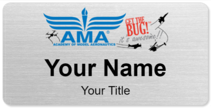Custom name badges for Academy of Model Aeronautics