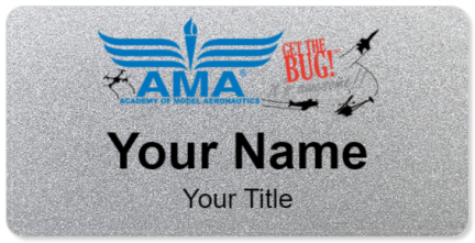 Custom name badges for Academy of Model Aeronautics