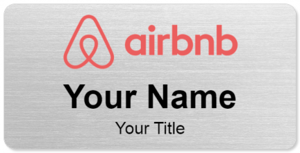 Custom name badges for airbnb