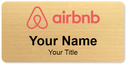 Custom name badges for airbnb