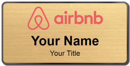 Custom name badges for airbnb