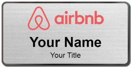 Custom name badges for airbnb
