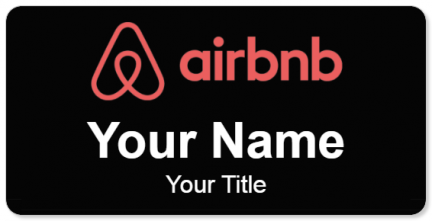 Custom name badges for airbnb