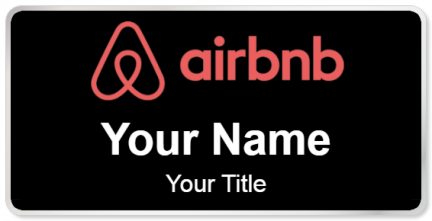 Custom name badges for airbnb