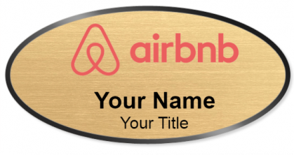 Custom name badges for airbnb
