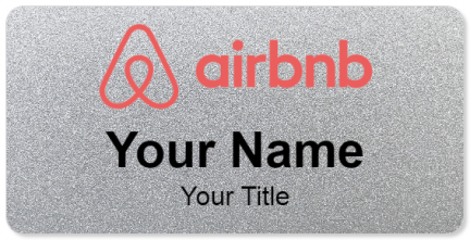 Custom name badges for airbnb
