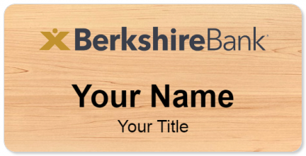 Custom name badges for Berkshire Bank