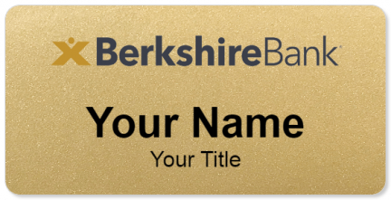 Custom name badges for Berkshire Bank