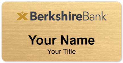 Custom name badges for Berkshire Bank