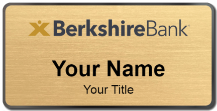 Custom name badges for Berkshire Bank