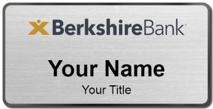 Custom name badges for Berkshire Bank