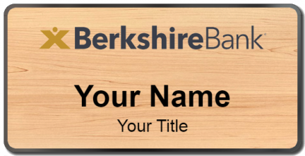 Custom name badges for Berkshire Bank