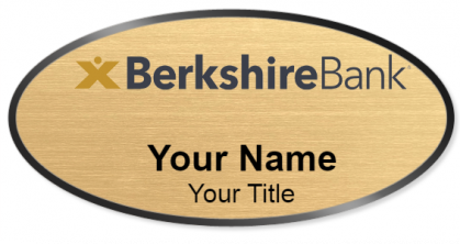 Custom name badges for Berkshire Bank