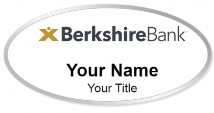 Custom name badges for Berkshire Bank