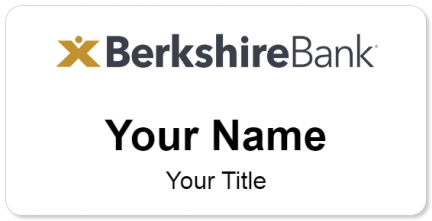 Custom name badges for Berkshire Bank