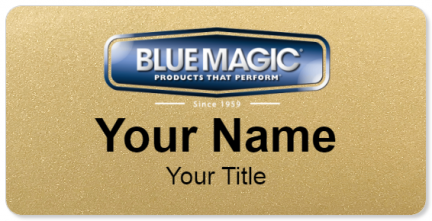 Custom name badges for Blue Magic