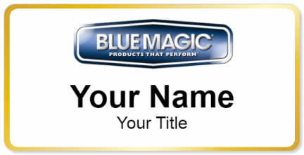 Custom name badges for Blue Magic