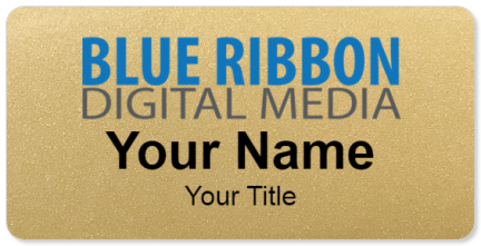 Custom name badges for Blue Ribbon Digital Media