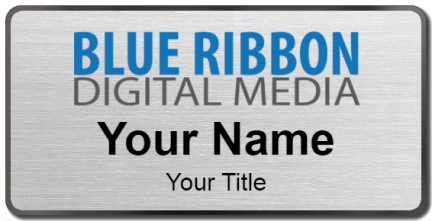 Custom name badges for Blue Ribbon Digital Media