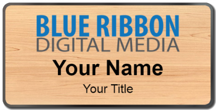 Custom name badges for Blue Ribbon Digital Media