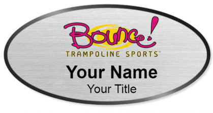 Custom name badges for Bounce Trampoline Soprts