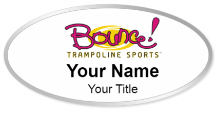 Custom name badges for Bounce Trampoline Soprts