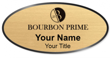 Custom name badges for Bourbon Prime
