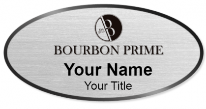 Custom name badges for Bourbon Prime