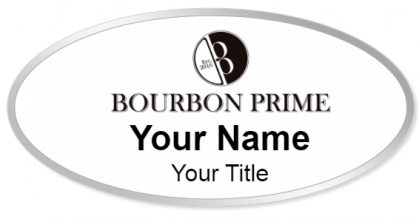 Custom name badges for Bourbon Prime