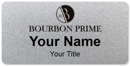 Custom name badges for Bourbon Prime