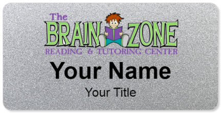 Custom name badges for The Brain Zone Reading and Tutoring Center