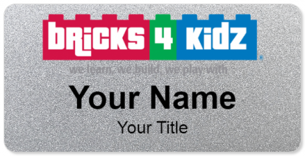 Custom name badges for Bricks 4 Kidz