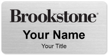 Custom name badges for Brookstone