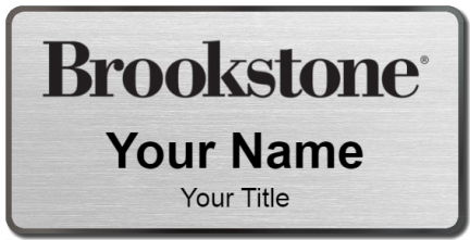 Custom name badges for Brookstone