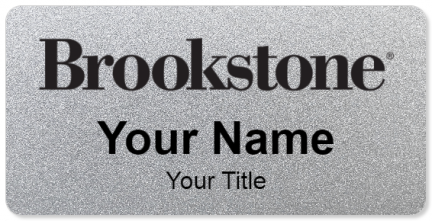 Custom name badges for Brookstone