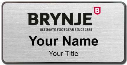 Custom name badges for Brynje Footgear